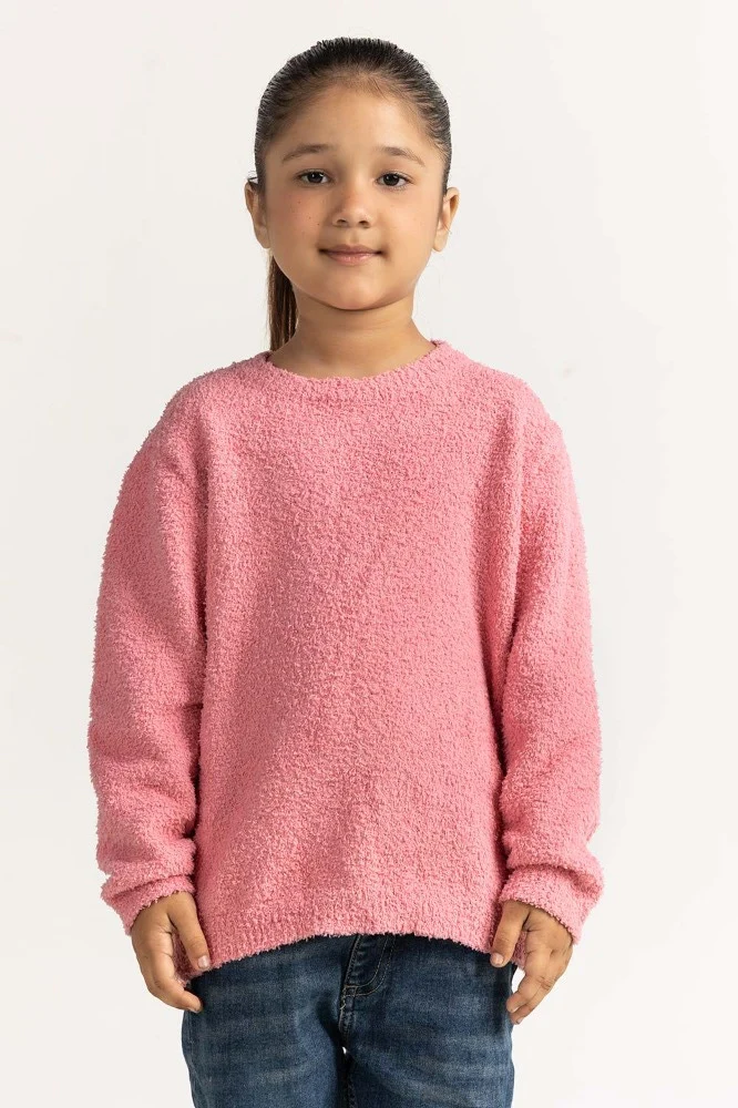 Pink Basic Sweater - Image 2