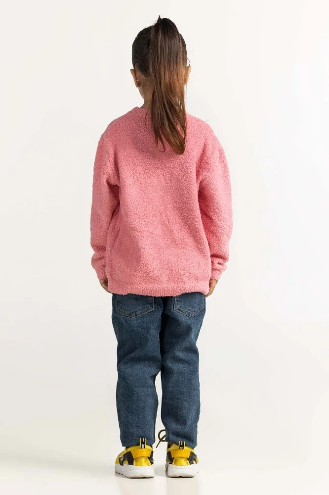 Pink Basic Sweater - Image 3