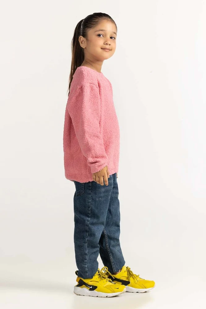 Pink Basic Sweater - Image 4
