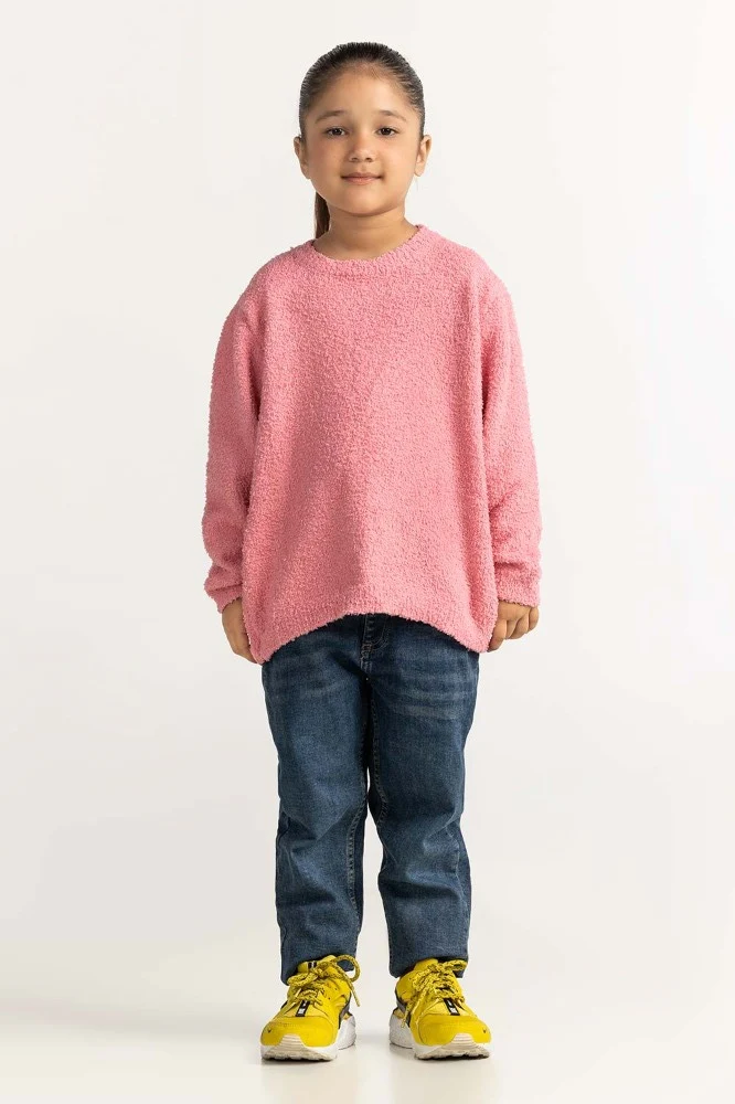 Pink Basic Sweater - Image 5
