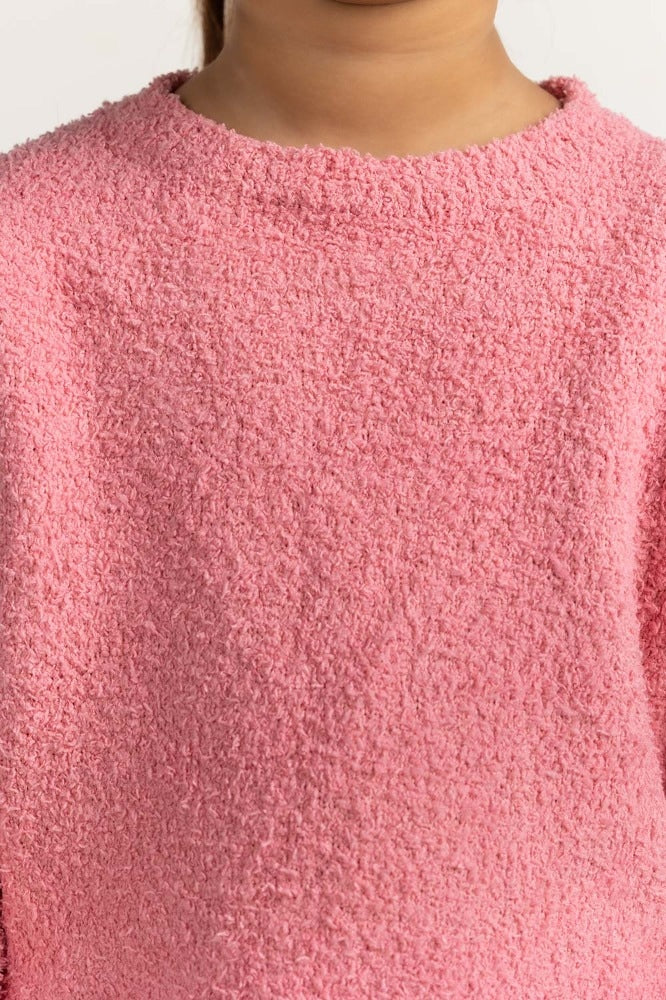 Pink Basic Sweater - Image 6