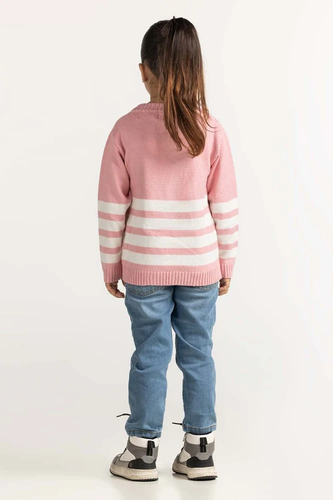 Pink Basic Sweater - Image 2