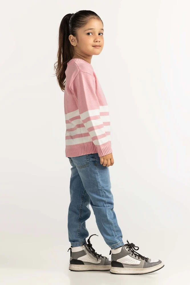 Pink Basic Sweater - Image 3