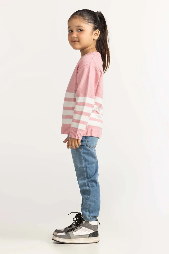 Pink Basic Sweater - Image 4