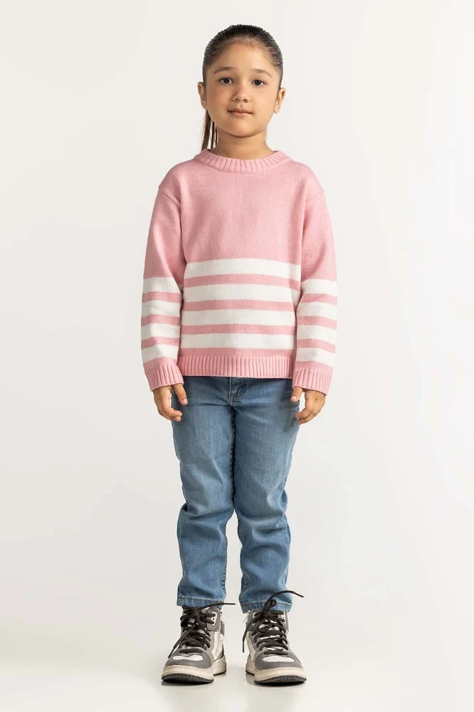 Pink Basic Sweater - Image 5