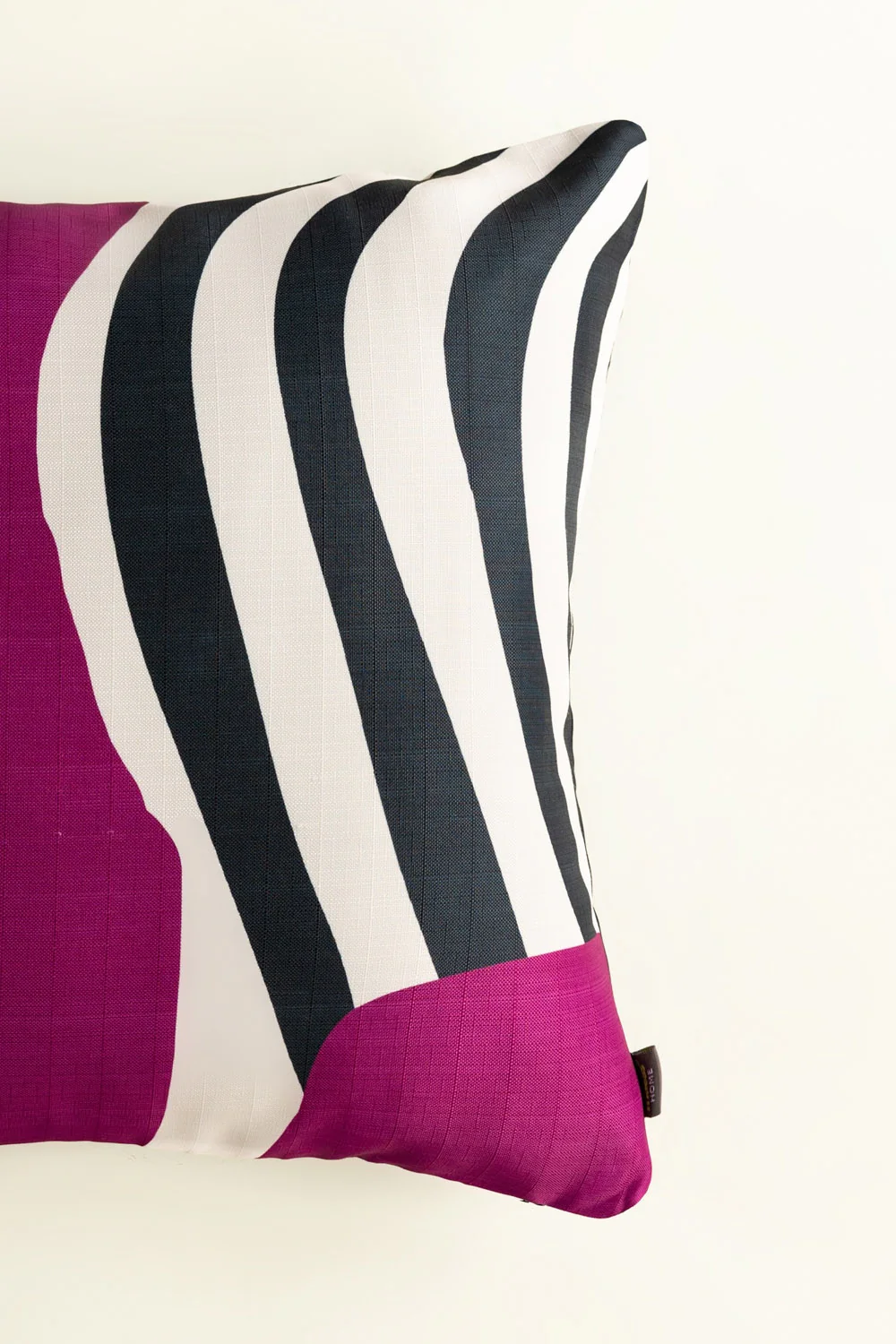 Pink Curves Digital Printed Cushion Cover - Image 2