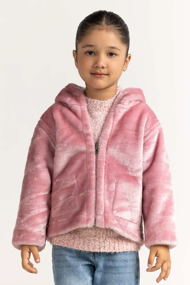 Pink Fur Jacket - Image 4