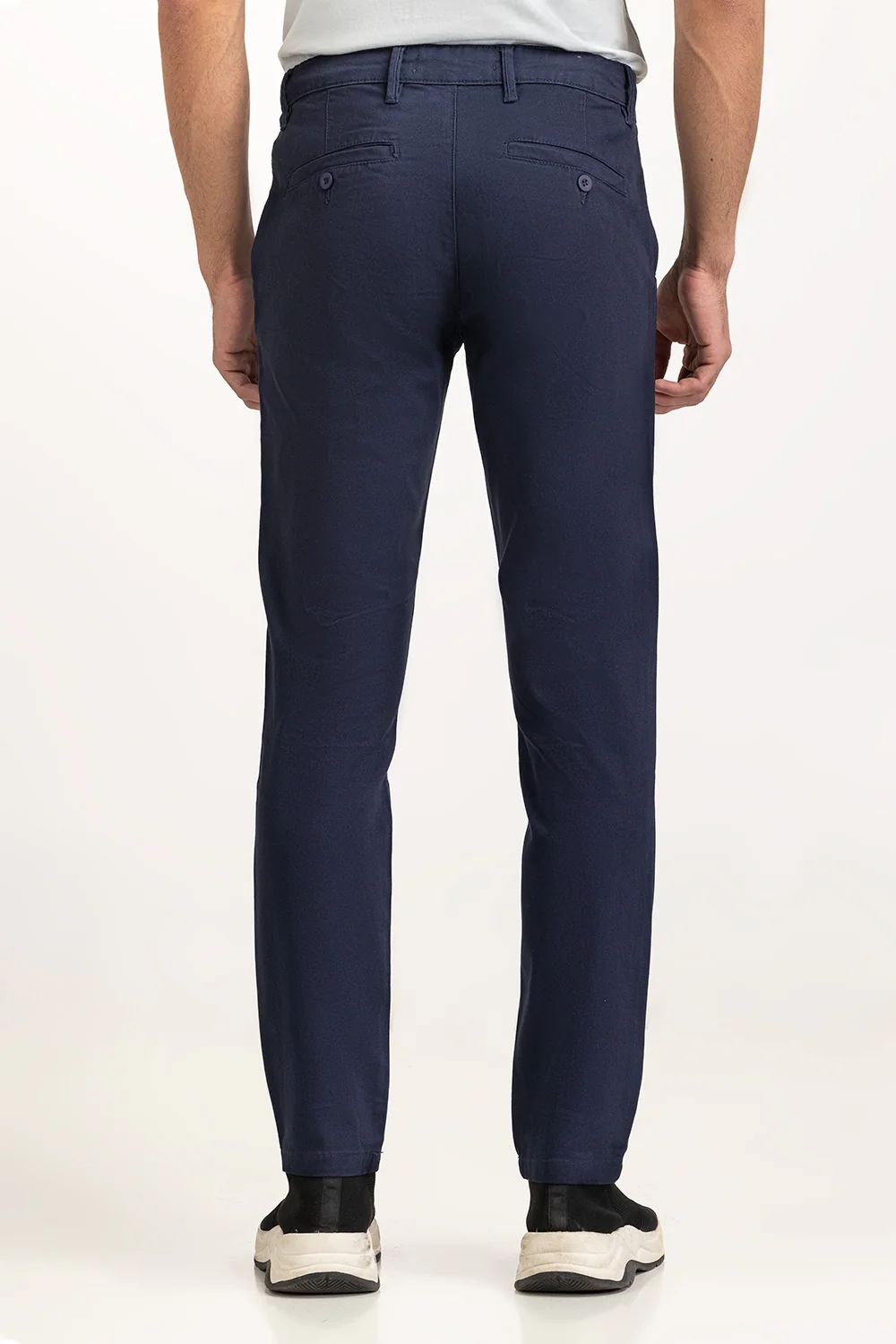 Plain Dyed Khaki Pants - Image 4