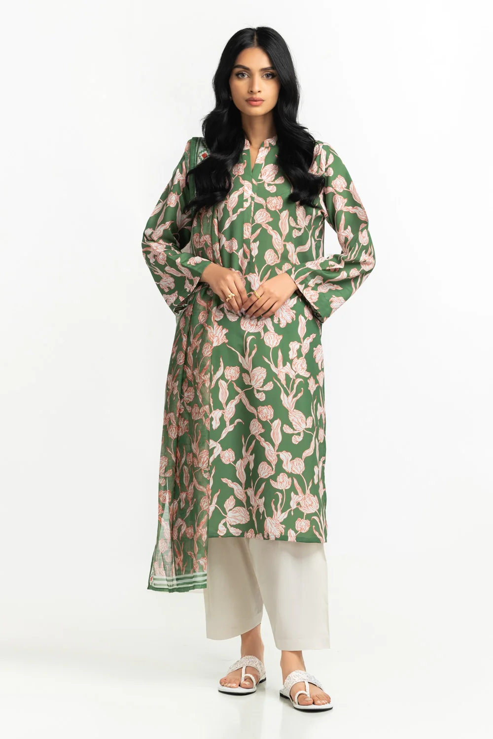 Poly Munar Printed Dupatta - Image 2
