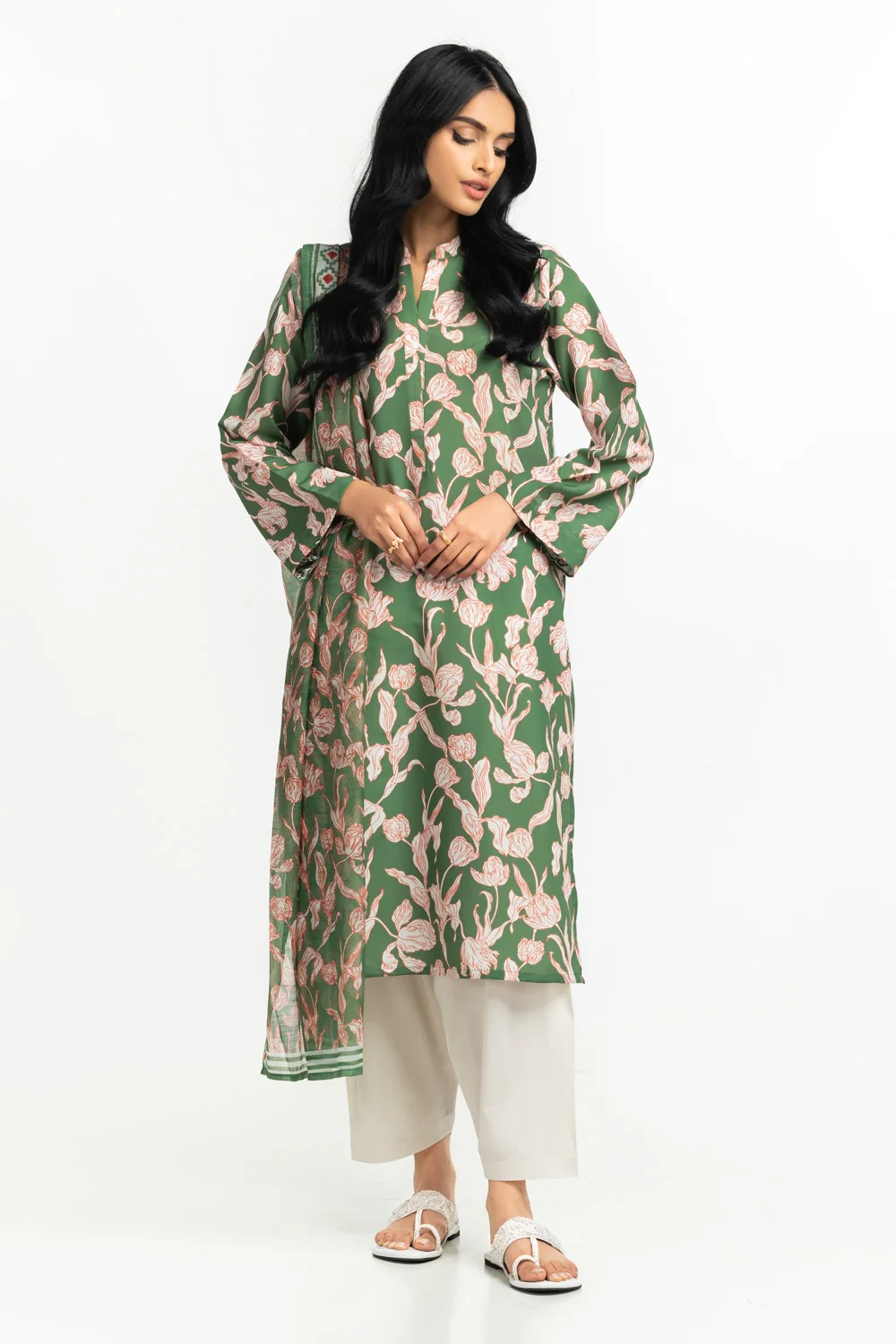 Poly Munar Printed Dupatta - Image 3