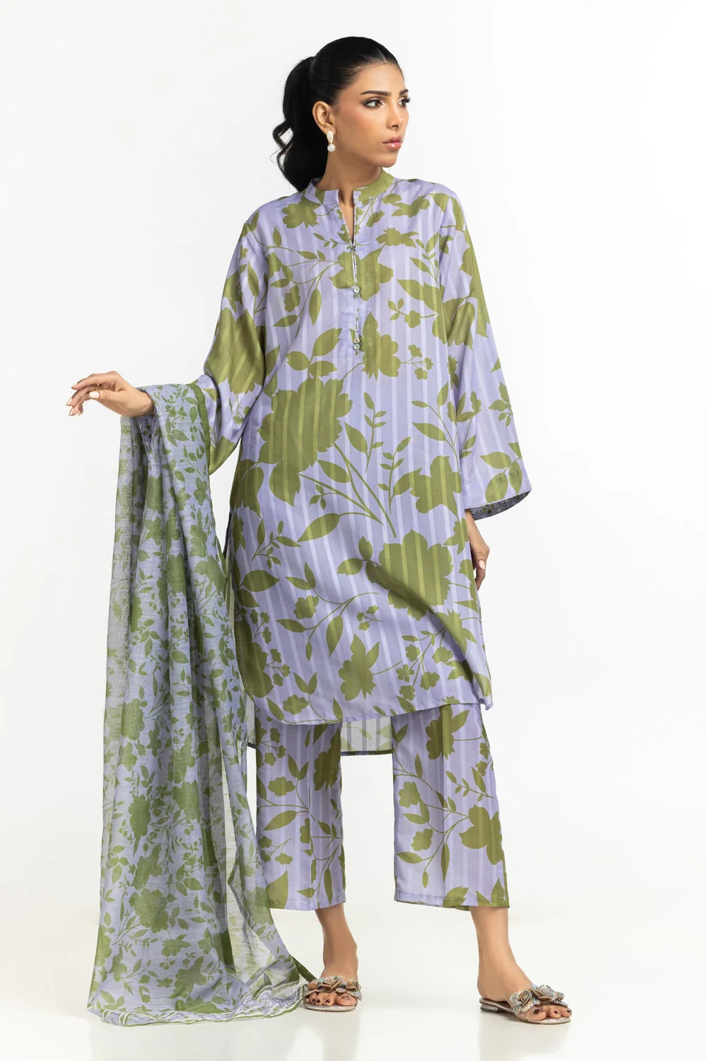 Poly Munar Printed Dupatta
