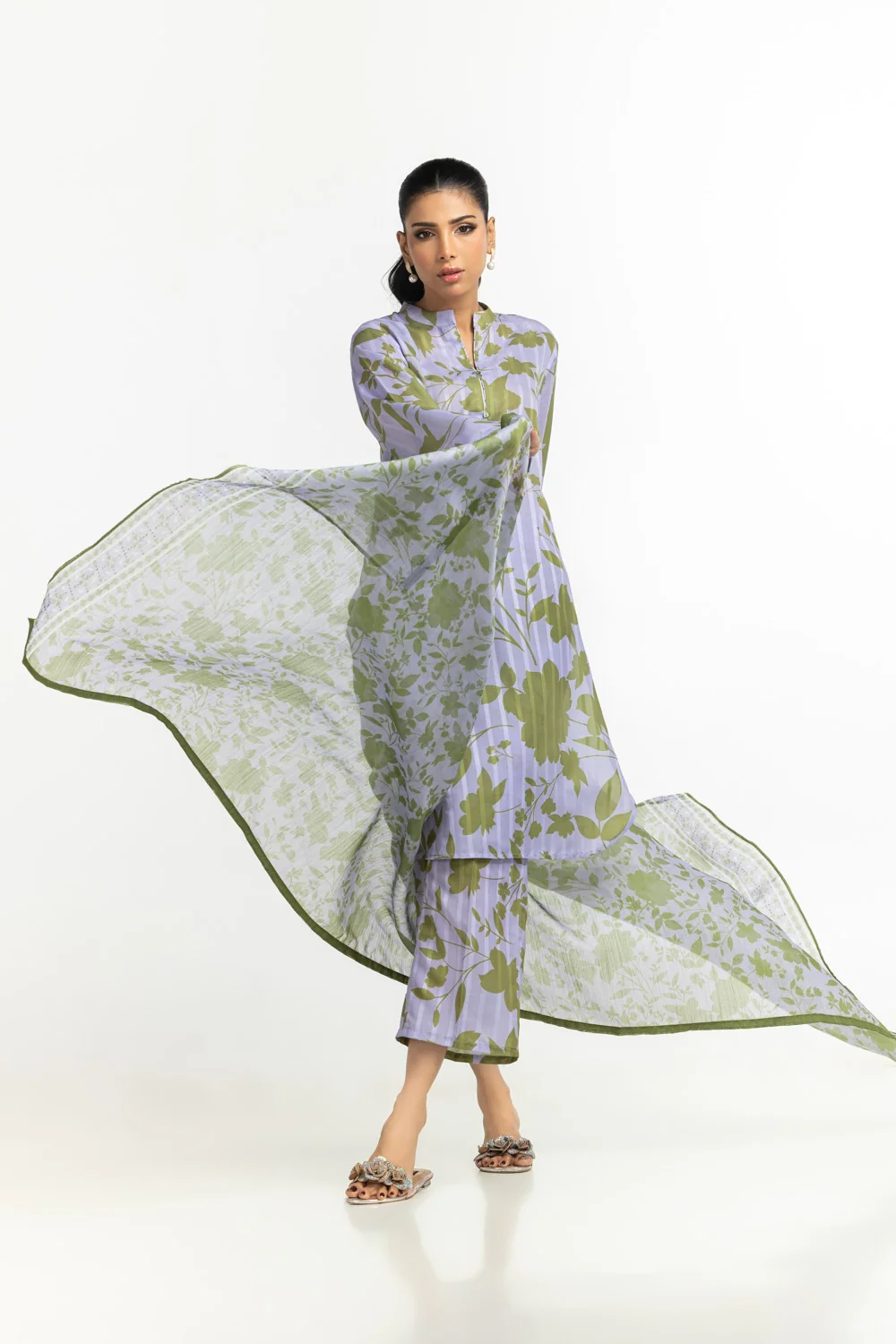 Poly Munar Printed Dupatta - Image 3