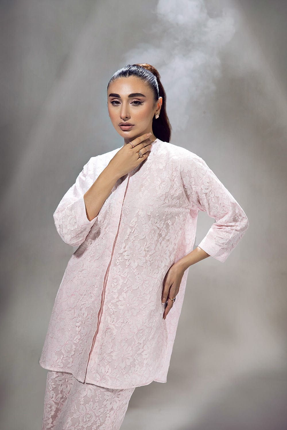 Poly Net Dyed Co-Ord Set - Image 2