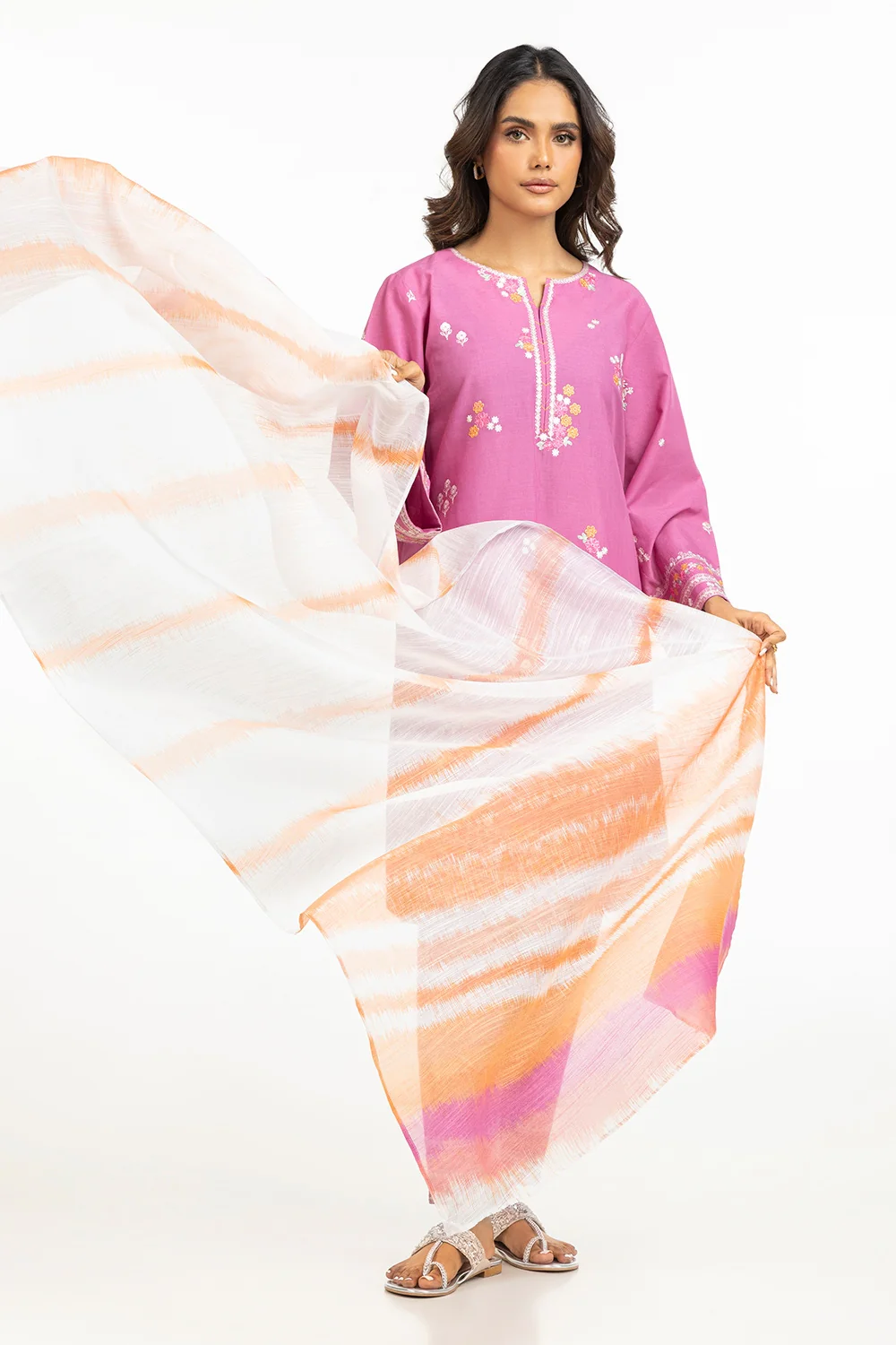 Poly Tissue Silk Printed Dupatta - Image 3