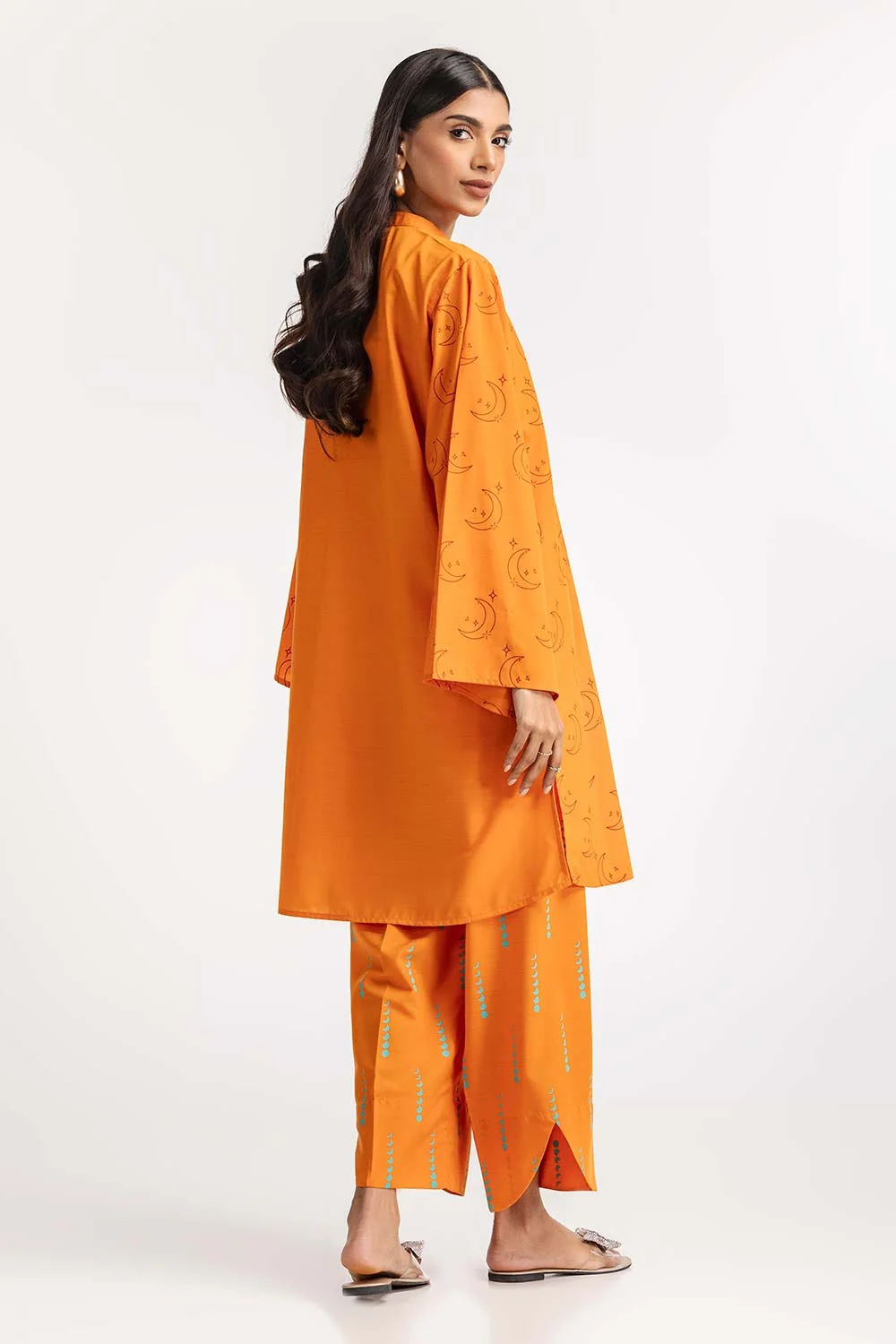 Poly Viscose Block Printed Co-Ord Set - Image 3