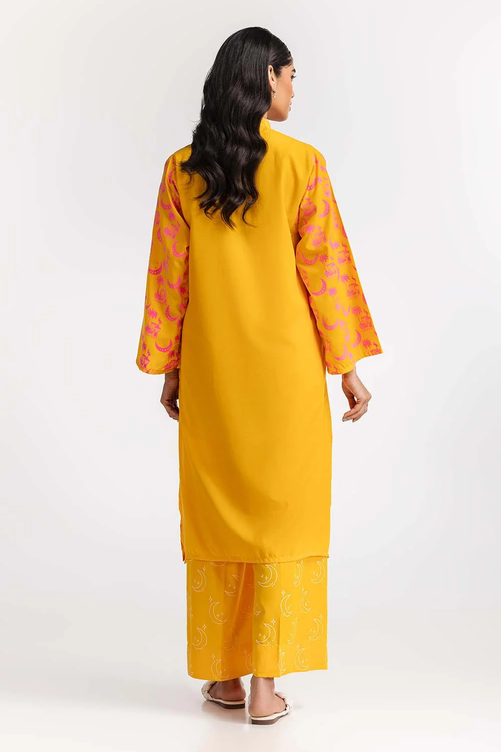 Poly Viscose Block Printed Co-Ord Set - Image 4
