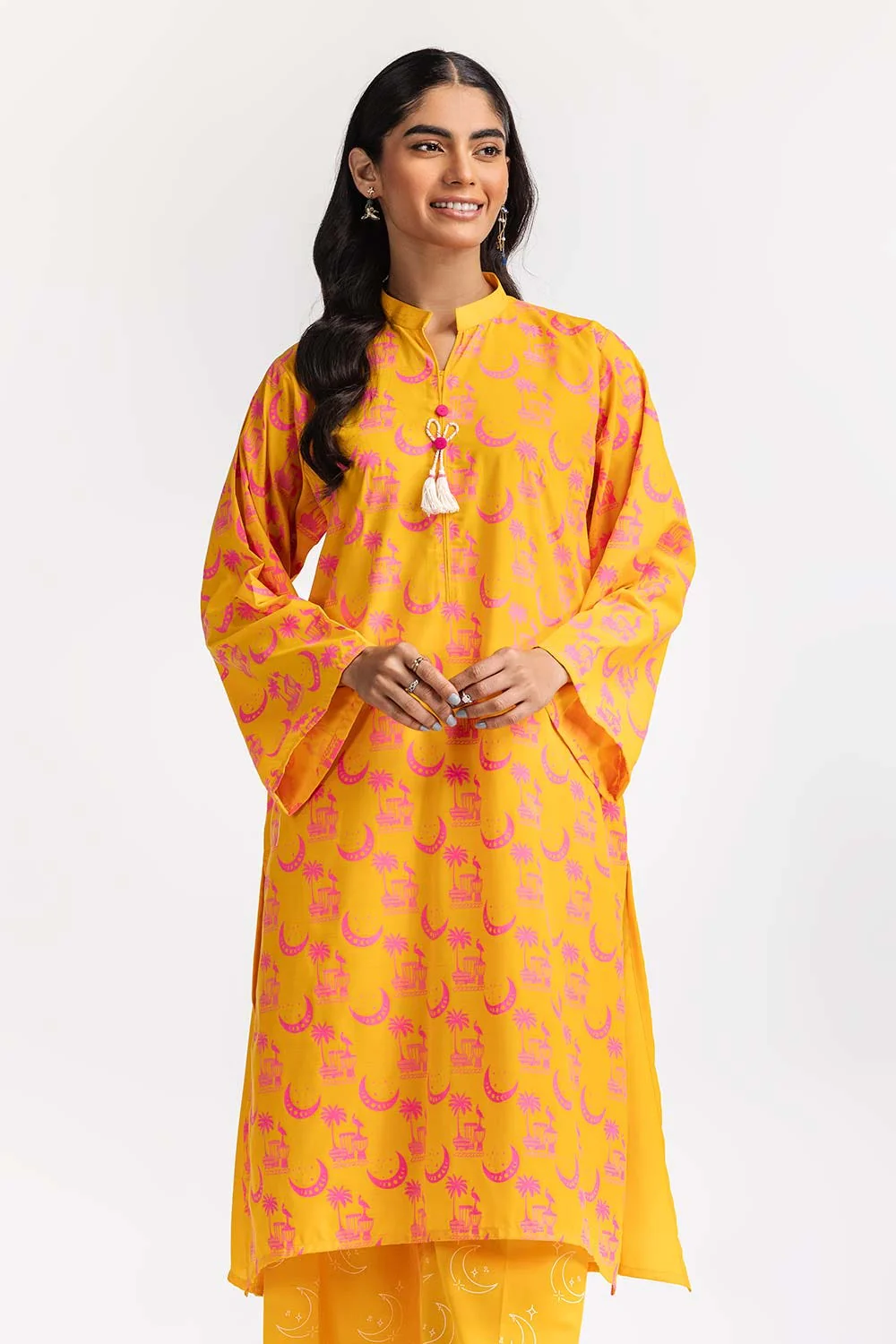 Poly Viscose Block Printed Co-Ord Set - Image 5