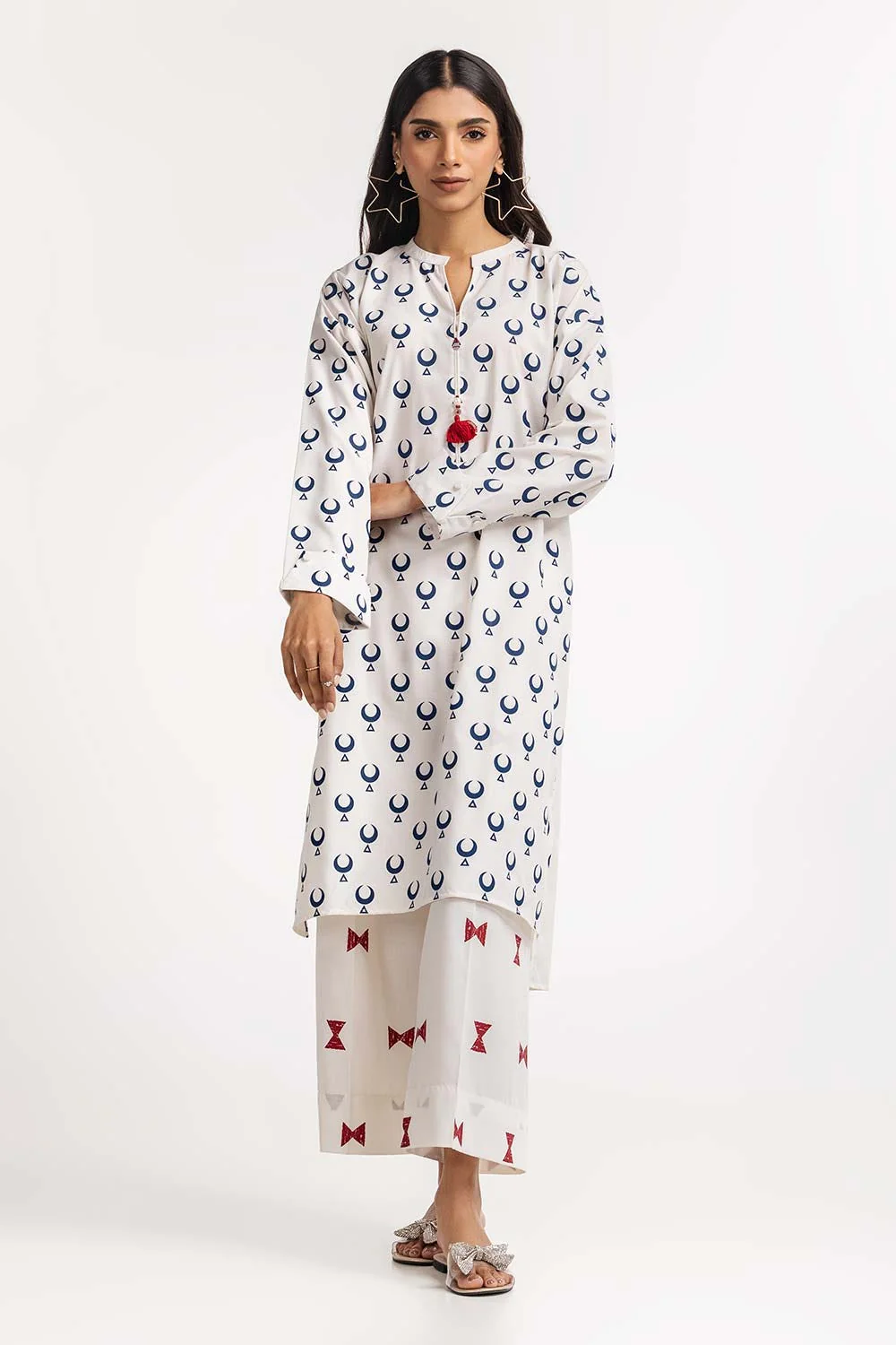 Poly Viscose Block Printed Co-Ord Set