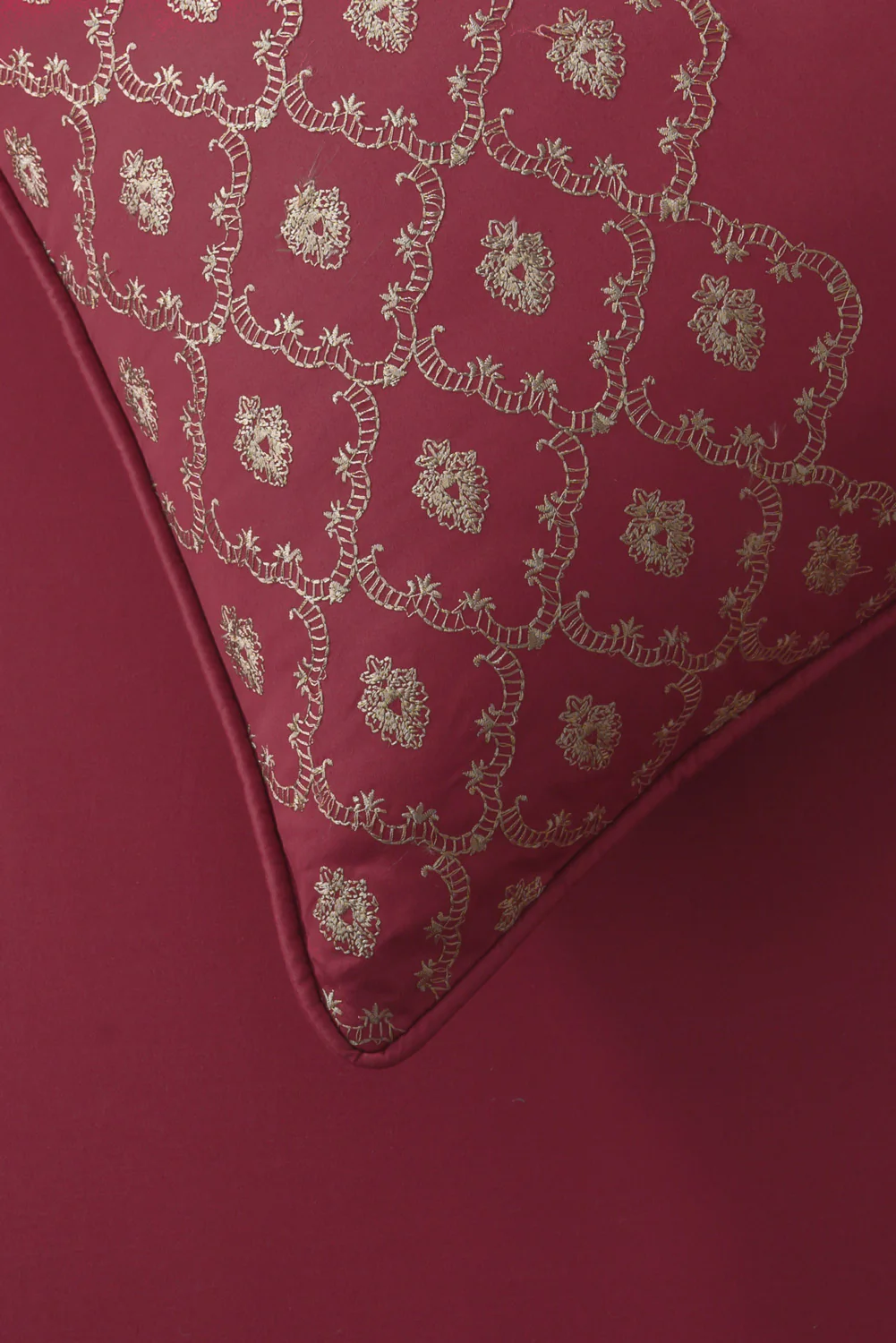 Pomegranate T-400 Embroidered Quilt Cover Set - Image 3
