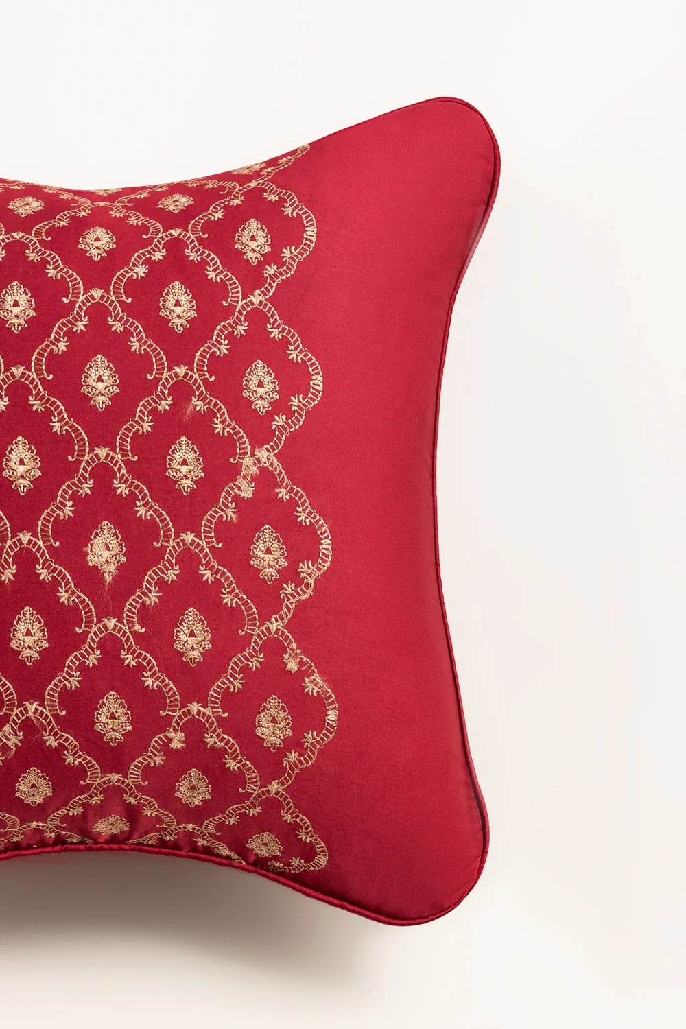 Pomegranate T-400 Embroidered Square Cushion Cover - Image 2