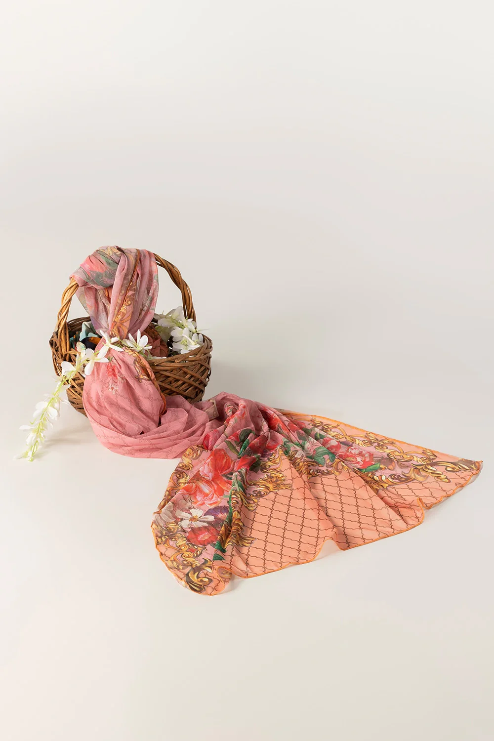 Print Chiffon Dupatta - Image 3