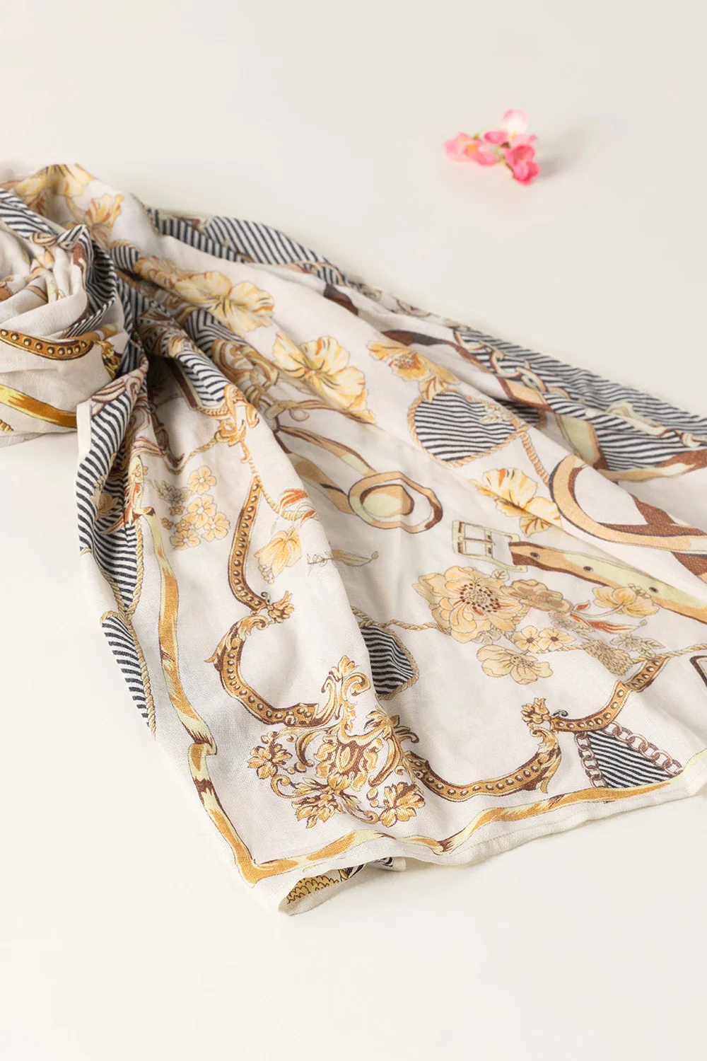 Printed Khadi Scarf - Image 2