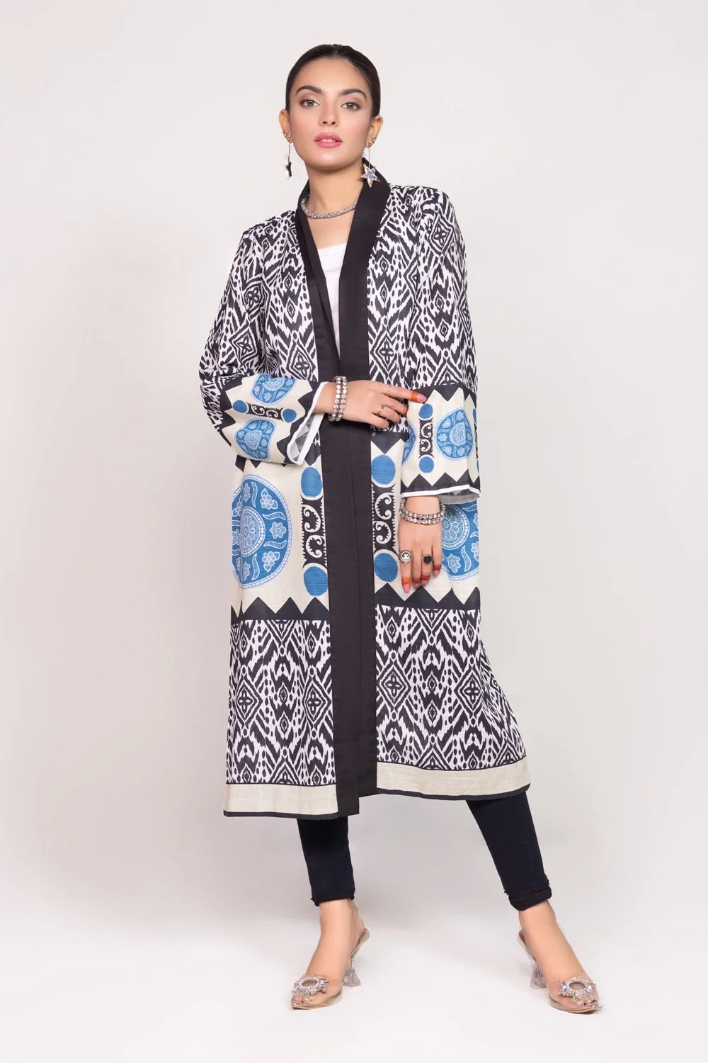 Printed Melody Printed Gown Shirt - Image 3