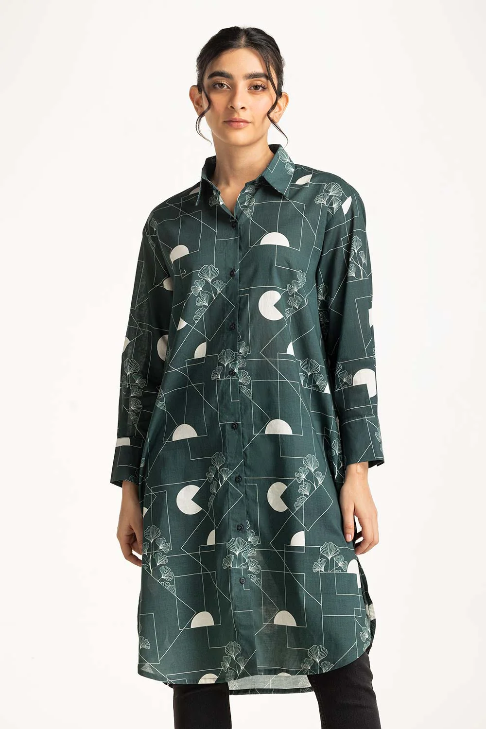 Printed tunic dress - Image 3