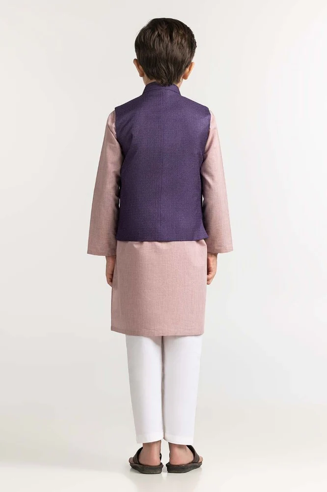Purple Styling Waist Coat KWC-PD23-012 - Image 4
