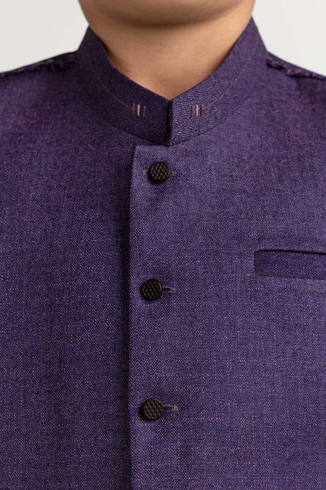 Purple Styling Waist Coat KWC-PD23-012 - Image 6