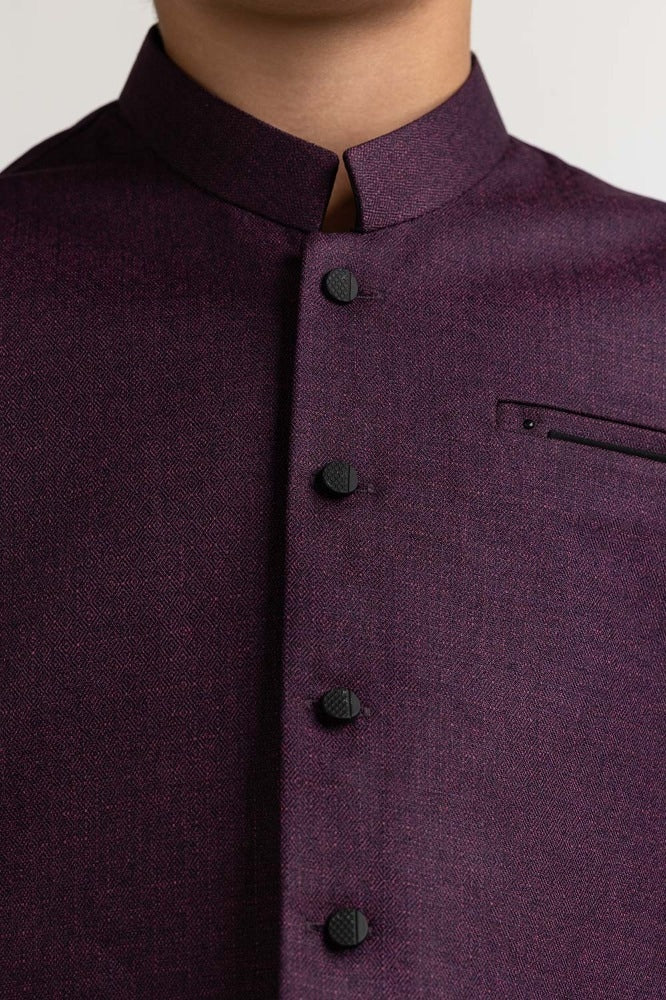 Purple Styling Waist Coat KWC-PD23-016 - Image 5