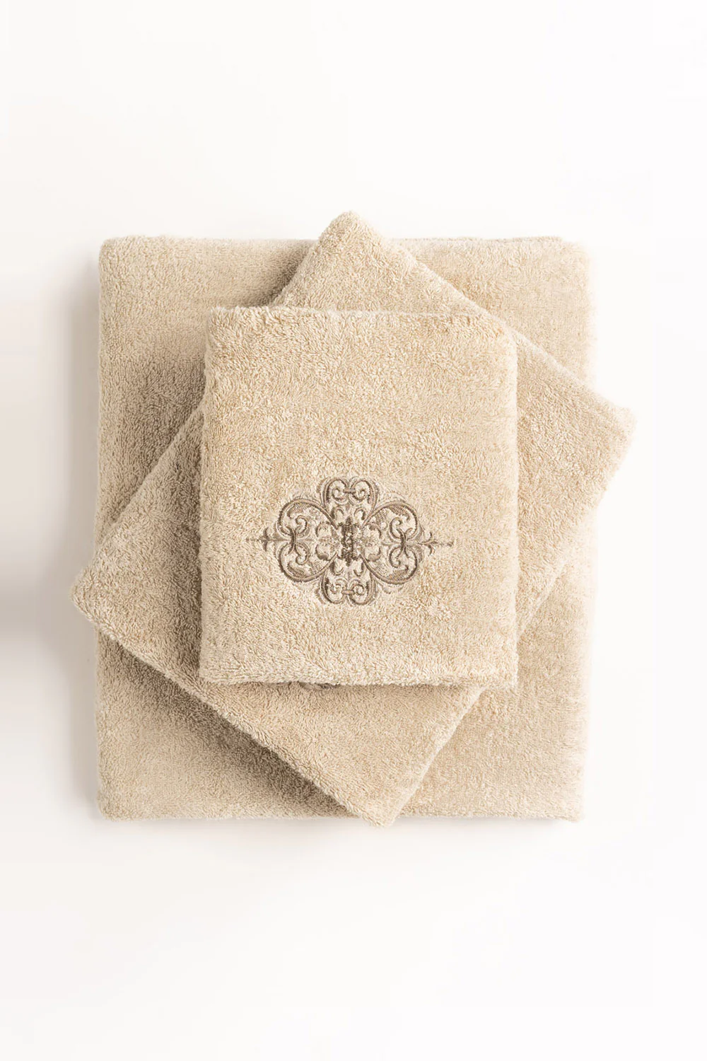 Pyote 3 piece Embroidered Towel Set