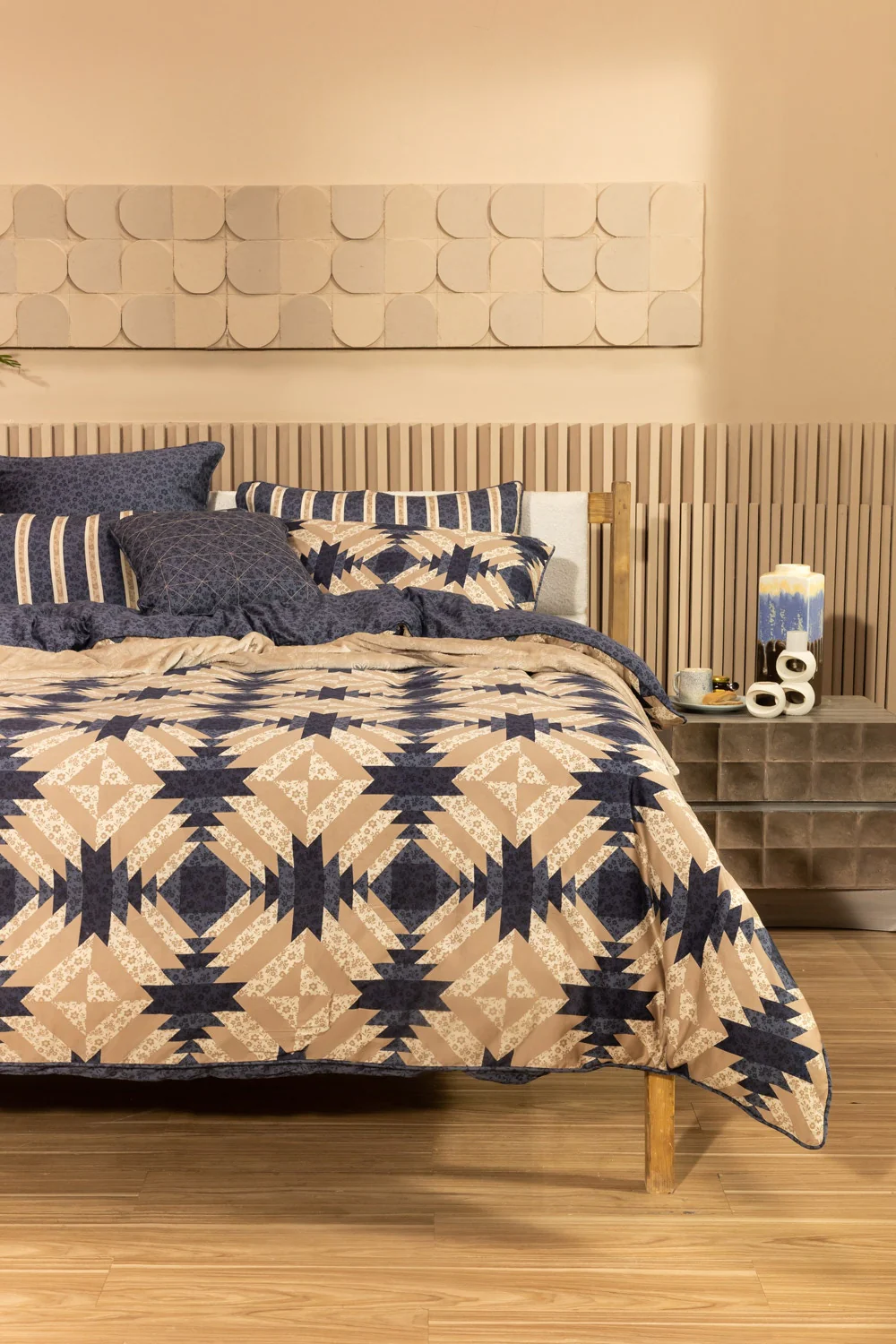 Quad Patch T-200 Quilt Cover Set - Image 5