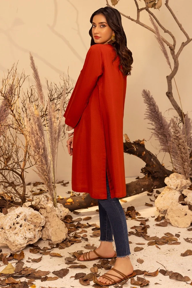 raw-silk Embroidered Shirt - Image 5