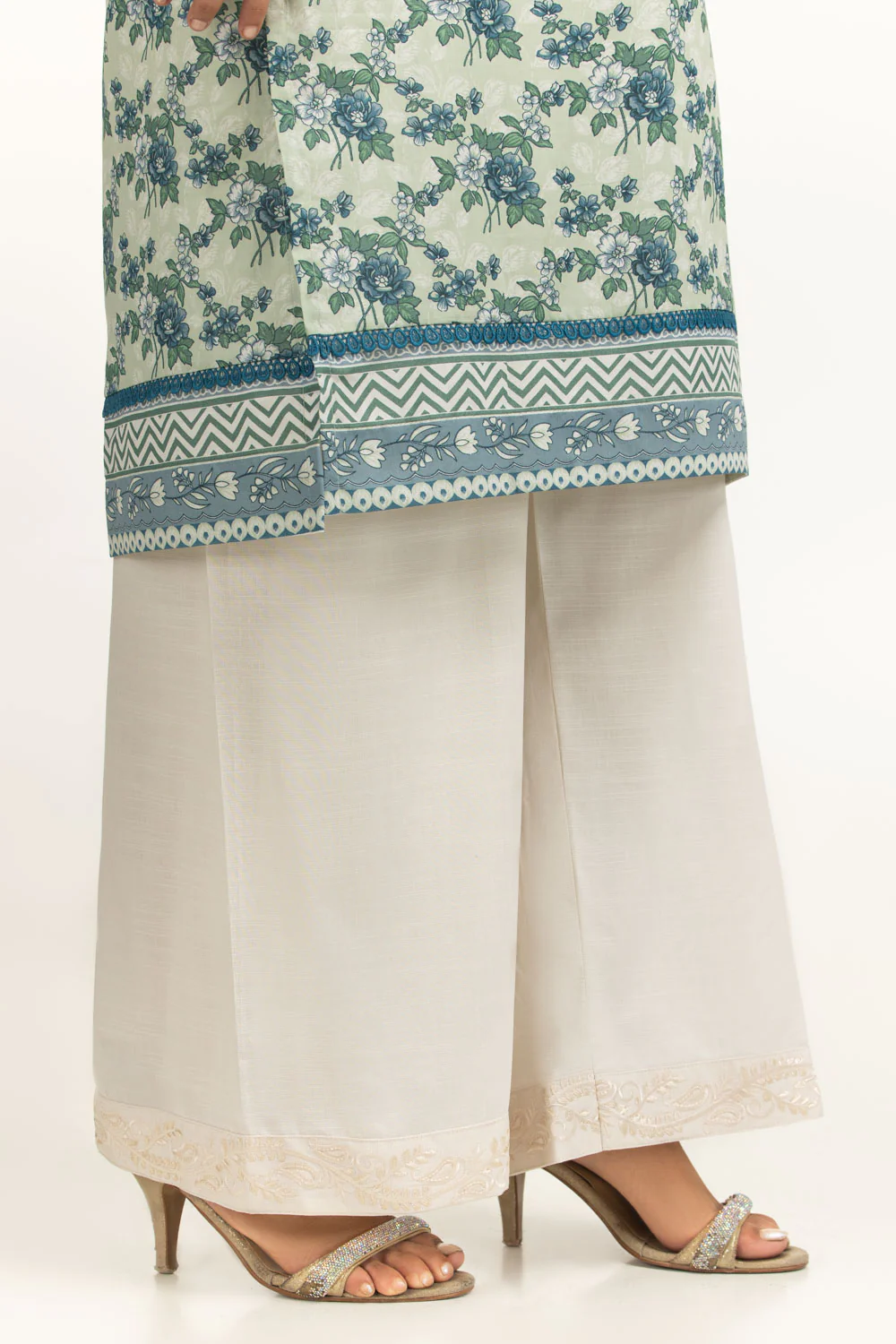 Rawsilk Embroidered Trouser - Image 3