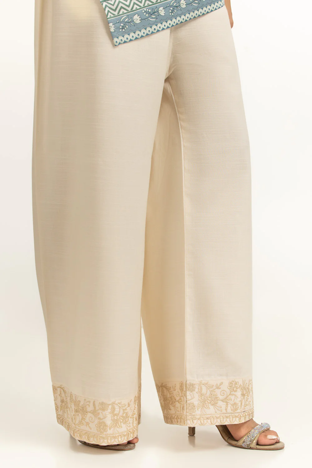 Rawsilk Embroidered Trouser - Image 3