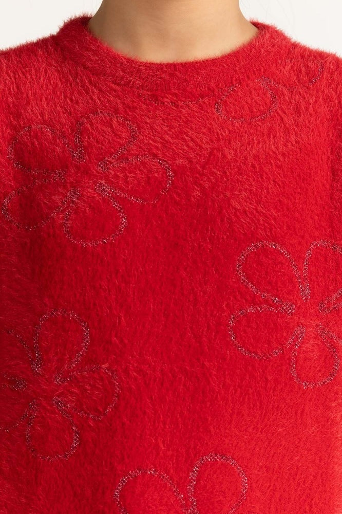 Red Basic Sweater - Image 6