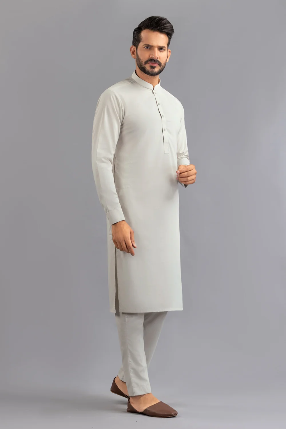 Red Gold Latha Unstitched Fabric Cotton-LF - Image 61