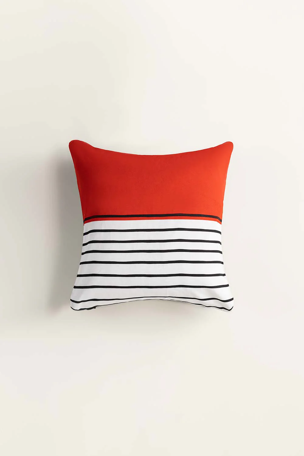 Red Lines Digital Cushion Cover