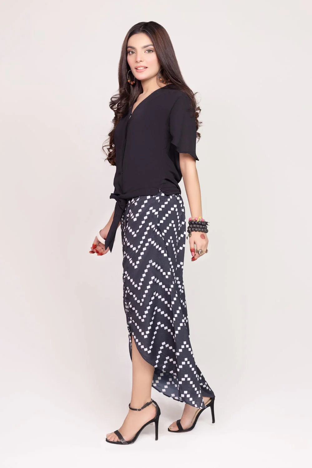 Refresh Prespective Dyed Shirt And Printed Trouser - Image 5