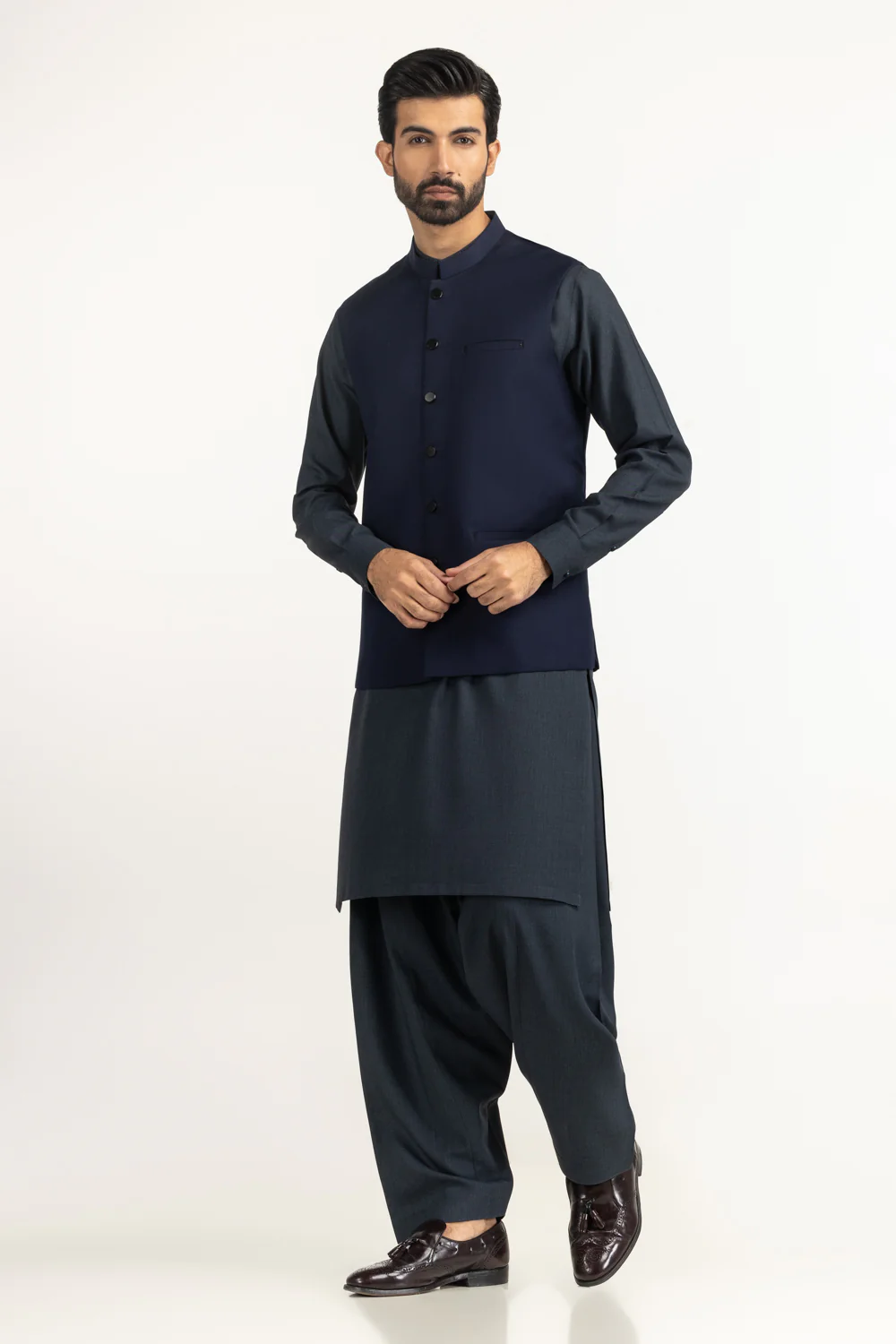 Regular Fit Basic Waistcoat - Image 3