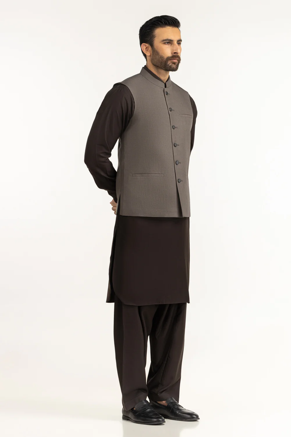 Regular Fit Basic Waistcoat - Image 4