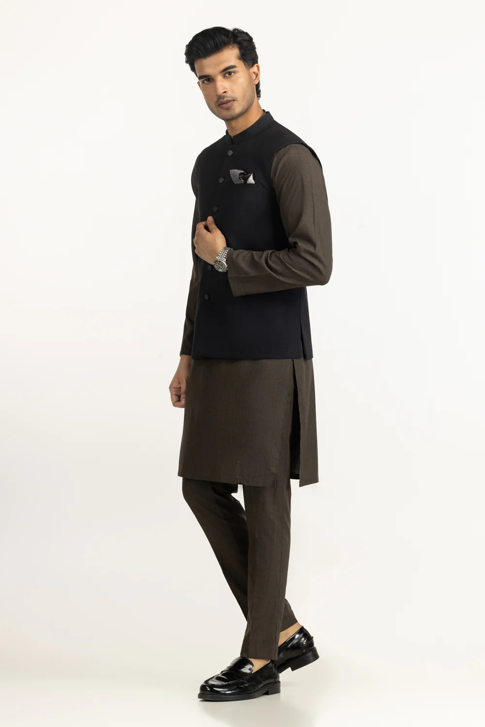 Regular Fit Basic Waistcoat - Image 3
