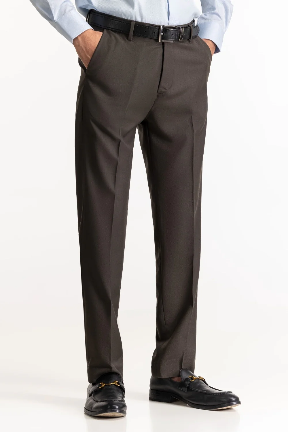 Regular Fit Blended Dress Pant