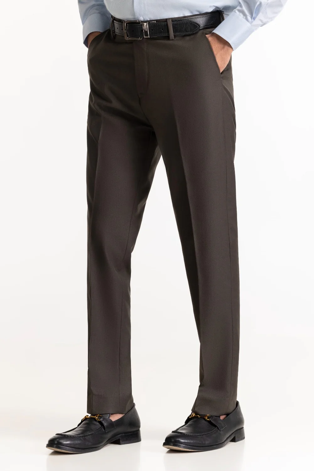 Regular Fit Blended Dress Pant - Image 5