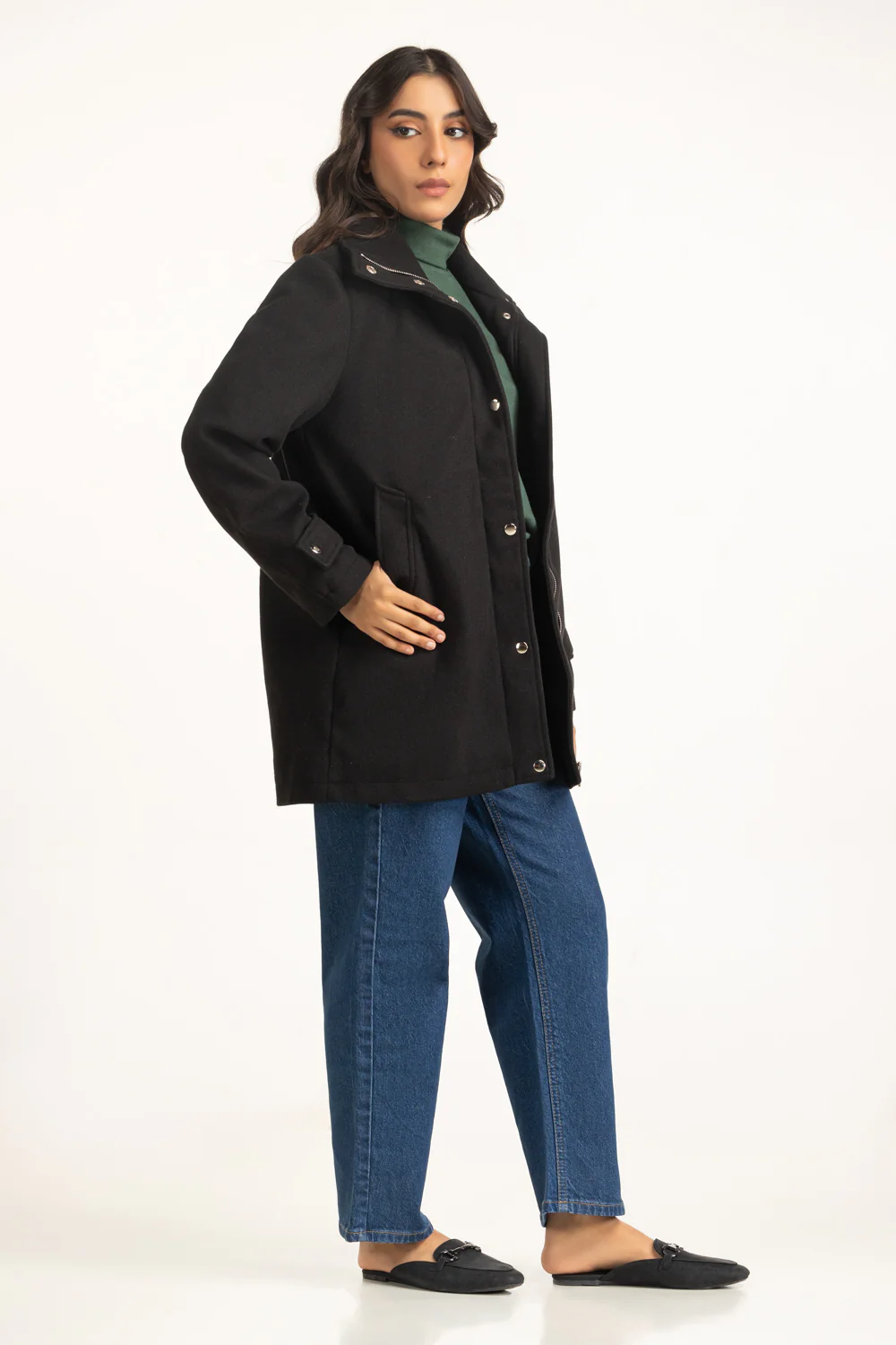 Regular Fit Coat - Image 5