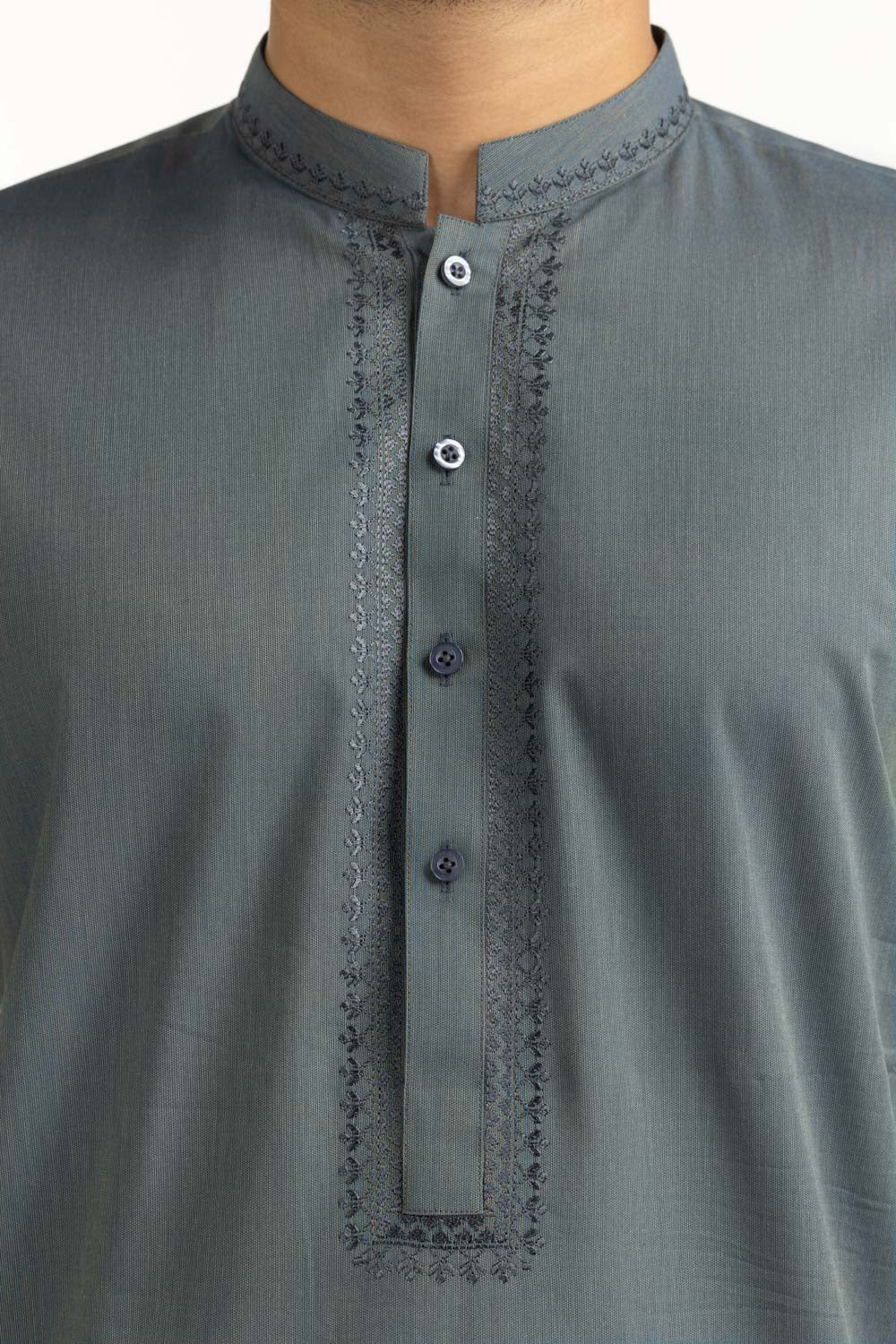 Regular Fit Embroidered Suits - Image 2
