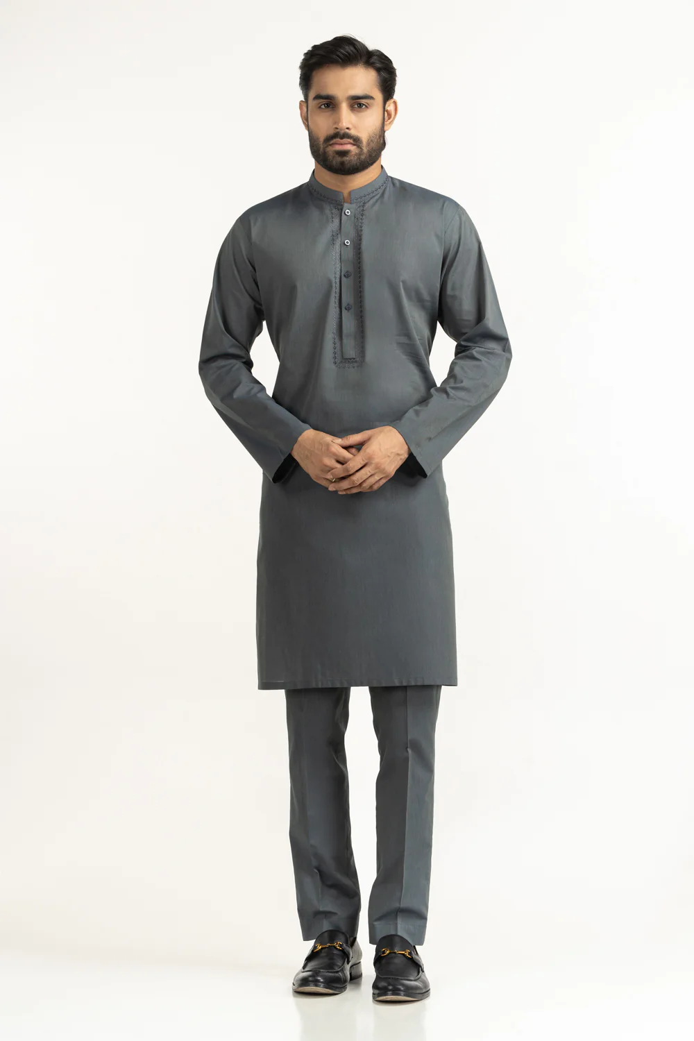 Regular Fit Embroidered Suits - Image 3