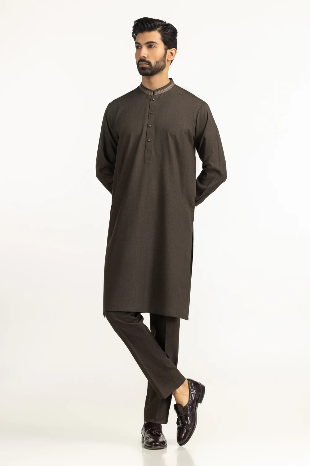Regular Fit Embroidered Suits - Image 5