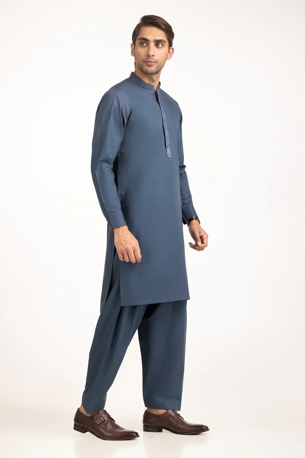 Regular Fit Embroidered Suits - Image 4